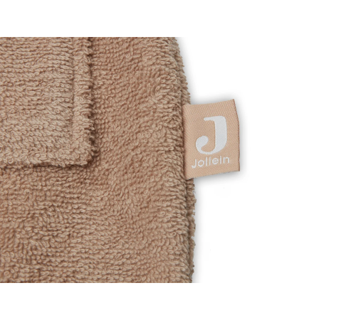 jollein halat de baie din frotir pentru copii, cu glugă biscuit (98-104 cm)