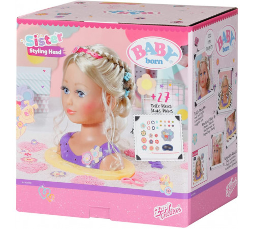 zapf creation 825990 papusa-manechin baby born "fashionable sister" (27 accesorii)