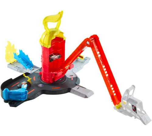 hot wheels jhl95 set de joacă "stație de pompieri și salvare"