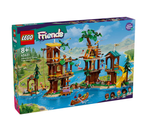 lego friends  42631 constructor "casa din copac din tabara de aventuri" (1128 el.)
