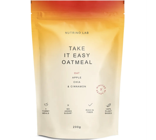  nutrino lab terci de ovăz-mere-chia-scorțișoară (200 g)