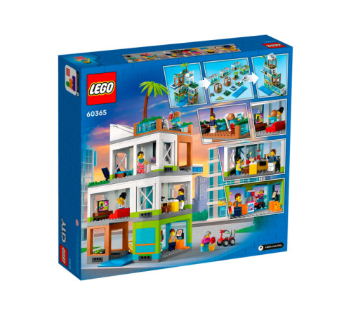 lego city 60365 constructor "casa cu apartamente" (688el.)