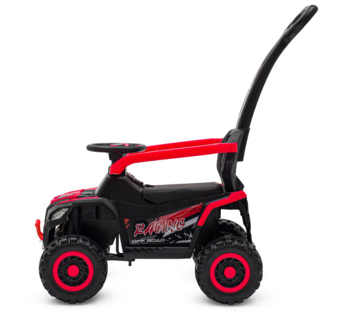baby mix 56924 mașinuță electrică baby mix ruggy cu m&acirc;ner (rosu)