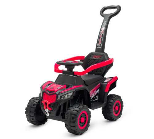 baby mix 56924 mașinuță electrică baby mix ruggy cu m&acirc;ner (rosu)