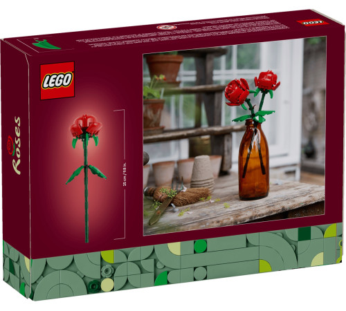 lego botanicals 40460 constructor "trandafiri" (120 el.)