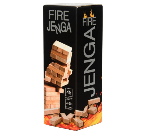  strateg leo 30963 Настольная игра "fire jenga" 