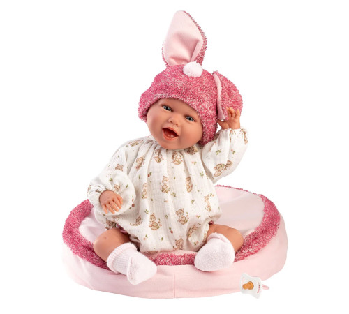 llorens 74134 Кукла смеющаяся "mimi sonrisas cojin" (42 см.)