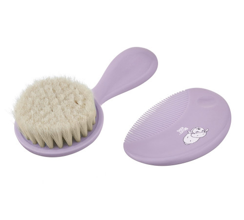  roxy rbh-003-v perie cu peri moi și pieptăn (lavandă)