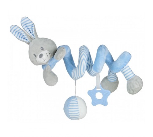 Baby Mix STK-19391 BR Спираль для коляски "Кролик" голубой baby mix stk-19391 br Спираль для коляски "Кролик" голубой