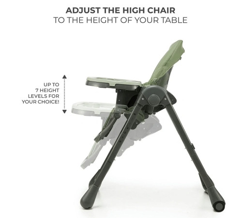 kinderkraft scaun pentru copii 2in1 tummie verde