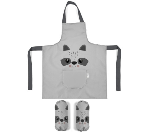 Albero Mio Șorț impermeabil "Raccoon" (60x50 cm.)  albero mio Șorț impermeabil "raccoon" (60x50 cm.)