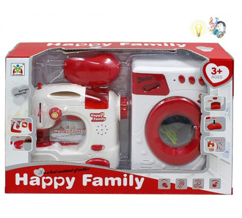  op ДЕ05.383  set de electrocasnice pentru copii "happy family"