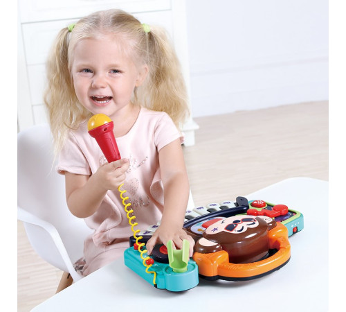 hola toys 3137 Музыкальное пианино "Обезьянка"