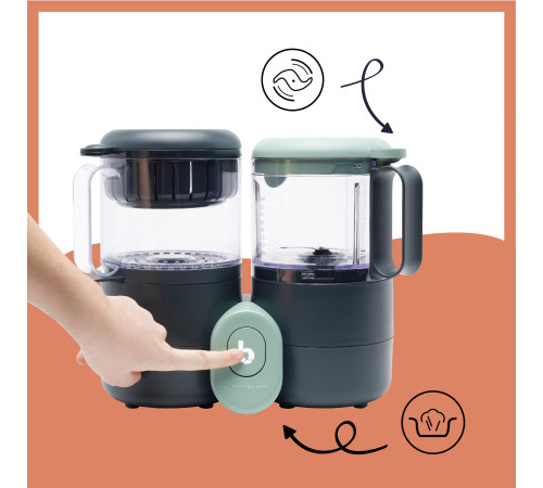babymoov a001133 Многофункциональный кухонный комбайн 4 в 1 "nutribaby one" (зелёный)