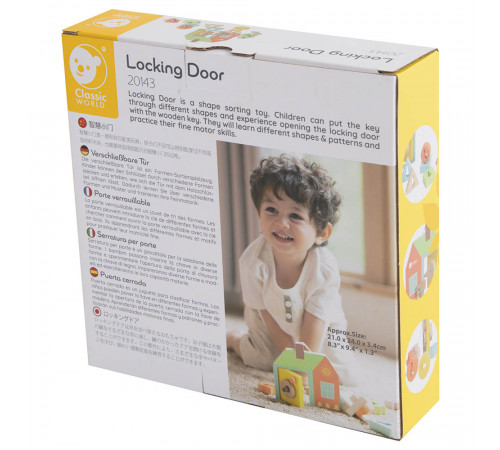 classic world 20143 Деревянная игрушка "Домик"