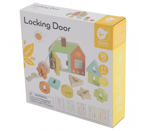 classic world 20143 Деревянная игрушка "Домик"