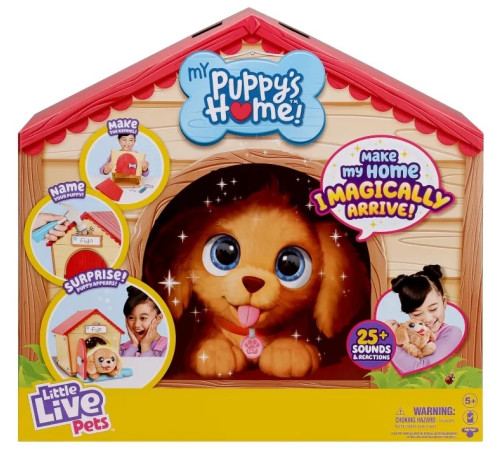 little live pets 26477 Игровой набор "Будка с щенком"