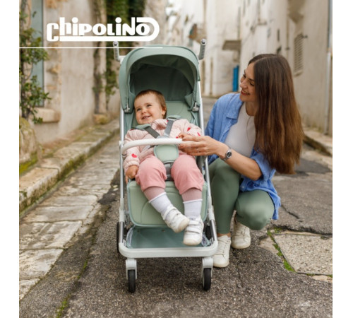 chipolino lkpc02502pl  cărucior sport ultra-compact "pocket" (p&acirc;nă la 22 kg.) platinum