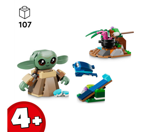 lego star wars 75443 constructor "fermă lui grogu" (643 el.)