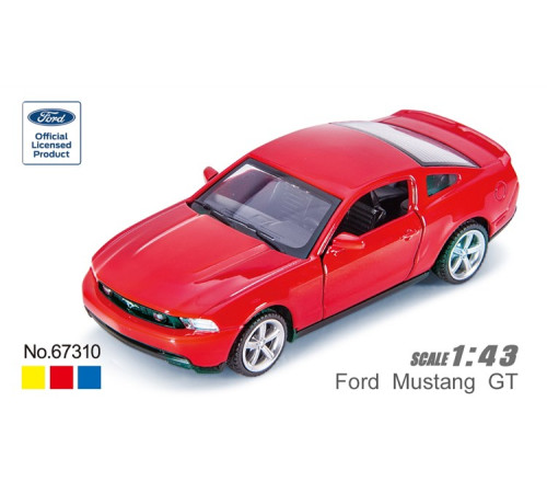 msz 67310m Металлическая модель "ford mustang gt 1:43" (в асс.)