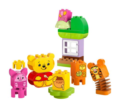 lego duplo 10457 constructor "ziua de naștere a lui winnie the pooh" (22 el.)