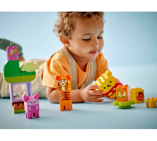 lego duplo 10457 constructor "ziua de naștere a lui winnie the pooh" (22 el.)