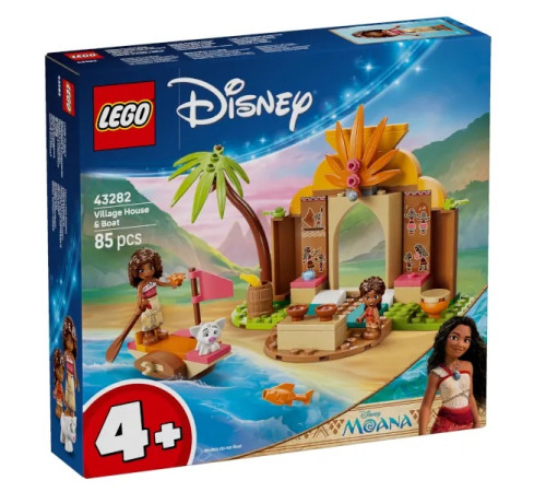 Jucării pentru Copii - Magazin Online de Jucării ieftine in Chisinau Baby-Boom in Moldova lego disney 43282 constructor "casa din sat și barca moanei" (85 el.)