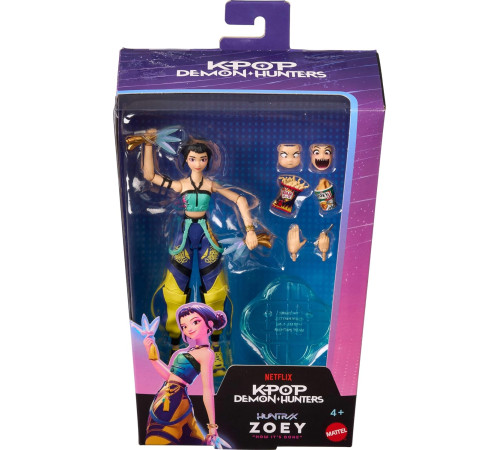 kpop demon hunters jry32 figurină zoey &laquo;how it's done&raquo; cu accesorii (14,2 cm)