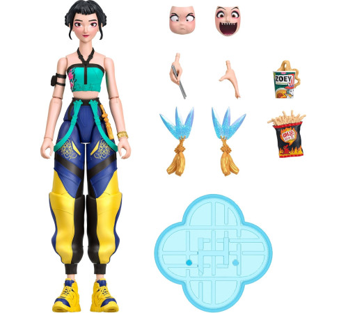  kpop demon hunters jry32 figurină zoey &laquo;how it's done&raquo; cu accesorii (14,2 cm)