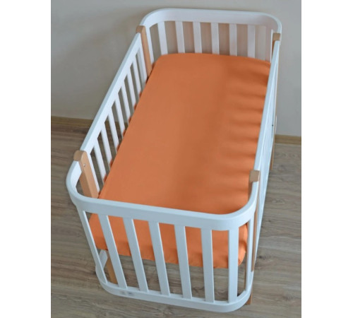 veres 142.24 cearșaf cu bandă elastică (120х60 cm.) portocaliu