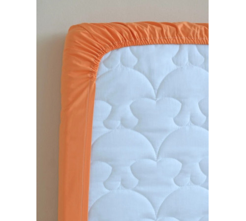 veres 142.24 cearșaf cu bandă elastică (120х60 cm.) portocaliu