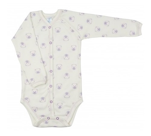 Детская одежда в Молдове veres 102.15.80 Боди baby bear lilac (футер) р.80
