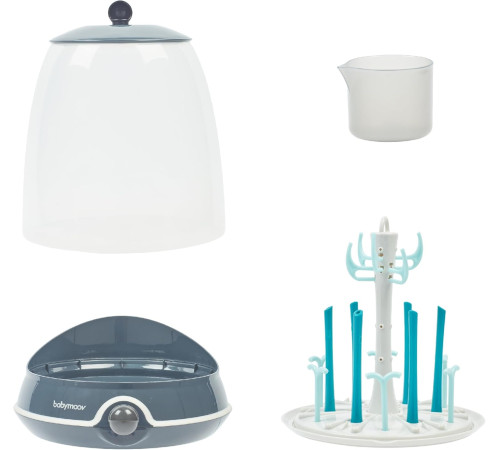 babymoov a003110 sterilizator electric si uscator de biberoane 2 in 1 turbo (+)