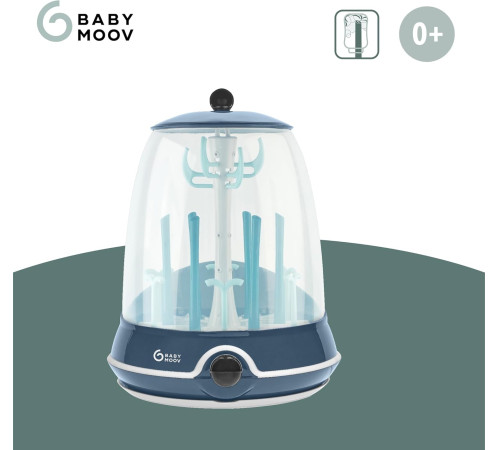 babymoov a003110 sterilizator electric si uscator de biberoane 2 in 1 turbo (+)