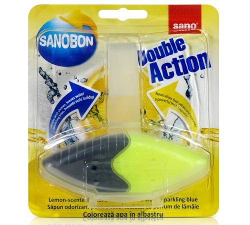 Sano Мыло для туалета Sanobon Double Action Lemon (55 гр.) 991587 sano Мыло для туалета sanobon double action lemon (55 гр.) 991587