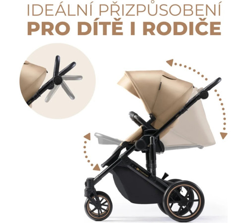kinderkraft Коляска 2-в-1 prime2 бежевый