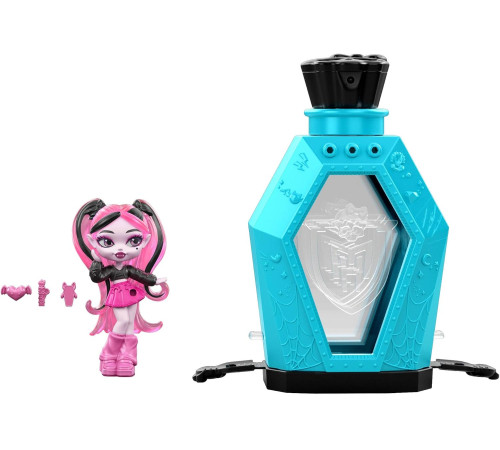 monster high jmg81 Игрушка-сюрприз "Зелье с мини-монстром в мини-гробике"