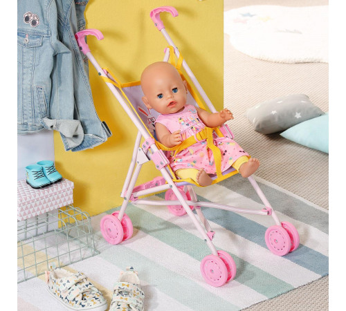zapf creation 828670 cărucior-trestie pentru păpuși baby born