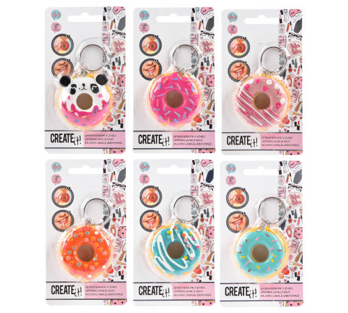 Create it 84135V1 alsam de buze sub formă de breloc "Gogoșă" (in sort.) Jucării pentru Copii - Magazin Online de Jucării ieftine in Chisinau Baby-Boom in Moldova create it 84135v1 alsam de buze sub formă de breloc "gogoșă" (in sort.)