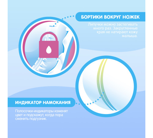 joonies mega pack 953211 premium soft Подгузники s, 3-6 кг, (4x64) 256 шт.