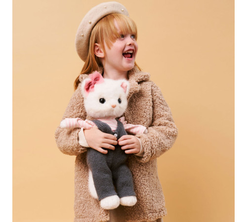 orange toys lk01/02 jucărie de pluș "lucky sophie: fashion cat" (38 cm)
