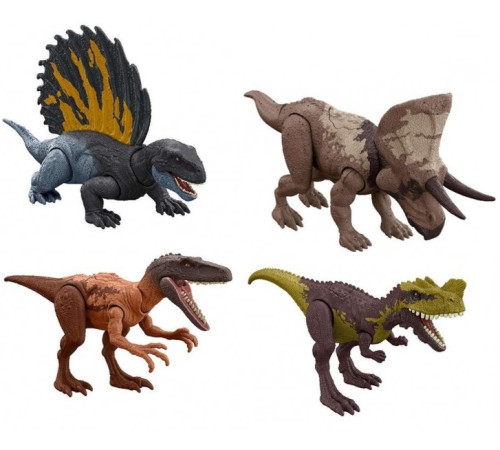 jurassic world hln63 figurină de dinozaur "strike attack" (in sort.)