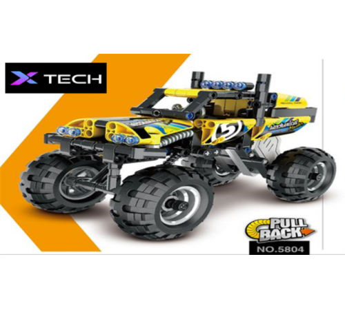 xtech bricks 5804 constructor inerțial "mașină de teren" (199 el.)