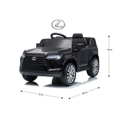 milly mally  59520 mașină electrică pentru copii "lexus gx550" (negru)