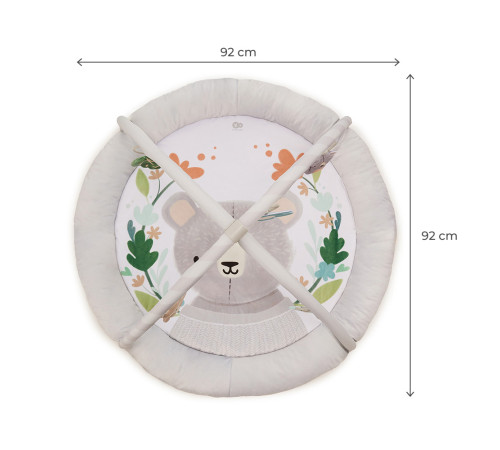 kinderkraft Развивающий коврик cozyplay бежевый