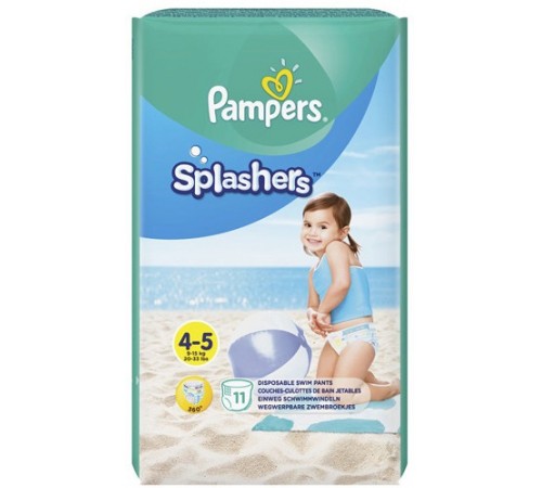 pampers splashers 4-5 (9-15 kg.) 11 buc. 