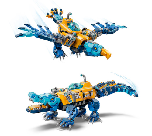 lego dreamzzz 71512 constructor "submarin crocodil" ( 1107 el.)