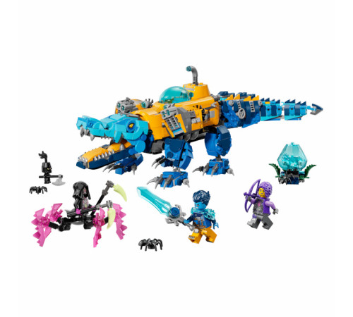 lego dreamzzz 71512 constructor "submarin crocodil" ( 1107 el.)