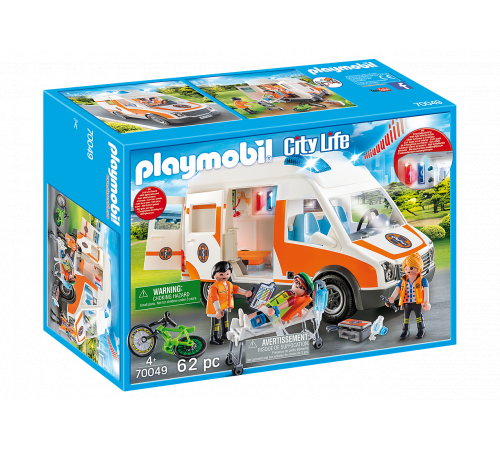 Детский магазин в Кишиневе в Молдове playmobil 70049 Конструктор "Скорая помощь" 