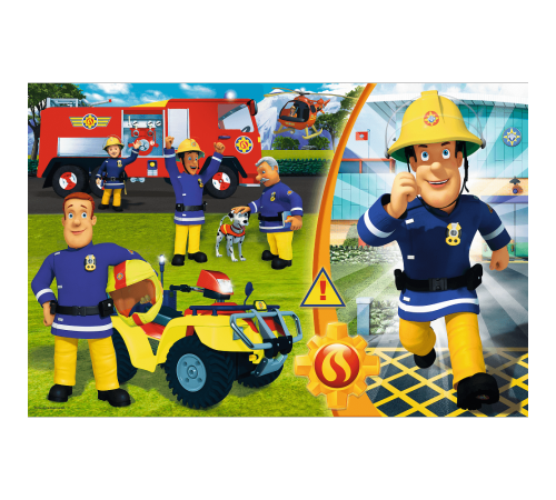 trefl 14290 maxi-puzzle "brave fireman sam" (24 el.)